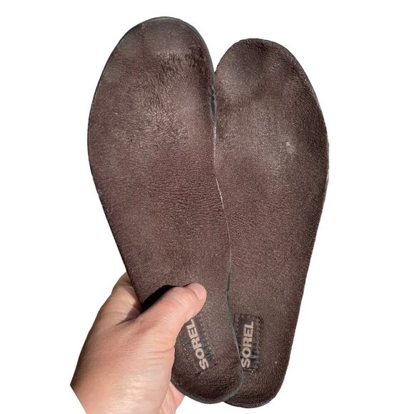 Sorel Fancy Lace II Duck Boots Brown NL2125-286 Women's Size 7, Waterproof Rain - Picture 11 of 16